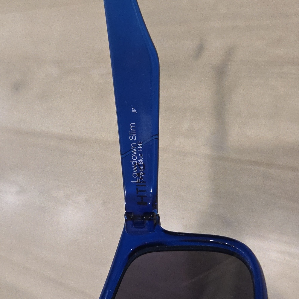 Smith Lowdown Slim Carbonic Crystal Blue Sunglasses View 3
